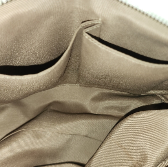 COA Coach Classic Soho White/Brown Leather Double Pocket Carry All Handbag - Picture 8 of 16